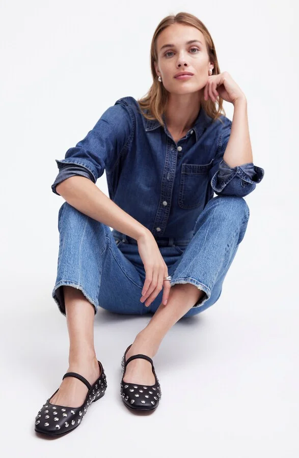 Greta Mary Jane Flat - Image 8