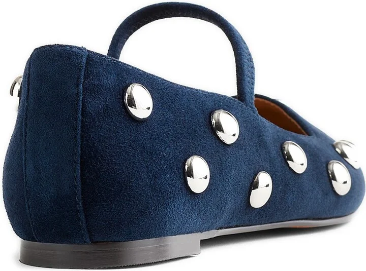 Greta Stud Embellished Mary Jane Flat - Image 2