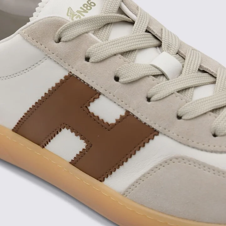 Grey And White Sneakers - Image 4