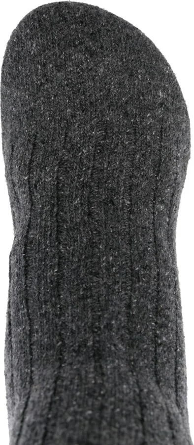 Grey Atomic 90 Ribbed-Knit Boots - Image 4