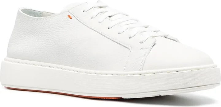 Grey Lace Up Sneakers - Image 2