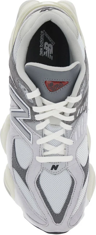 Grey Low Top Sneakers With Logo Detail On The Side In Suede And Tech Fabric Man - Image 4