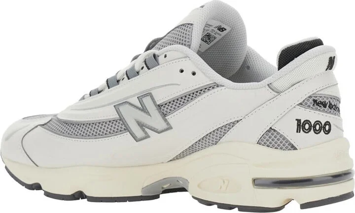 Grey Low Top Sneakers With Logo Patch On Side And Tongue And Perforated Panels In Tech Fabric Unisex - Image 3