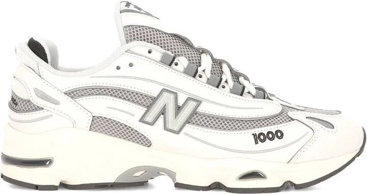 Grey Low Top Sneakers With Logo Patch On Side And Tongue And Perforated Panels In Tech Fabric Unisex