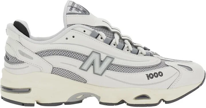 Grey Low Top Sneakers With Logo Patch On Side And Tongue And Perforated Panels In Tech Fabric Unisex