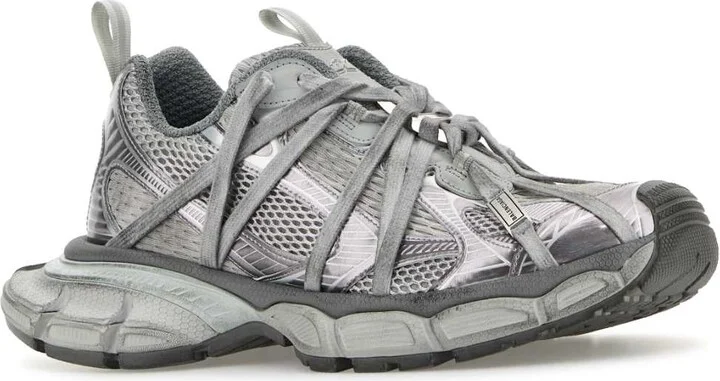 Grey Mesh And Rubber 3xl Extreme Sneakers - Image 2