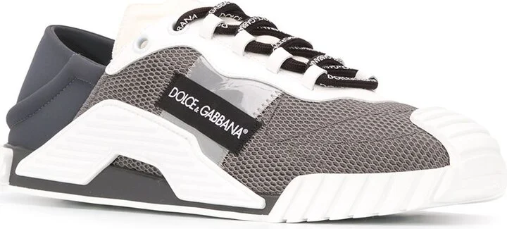 Grey NS1 Low-Top Sneakers - Image 2