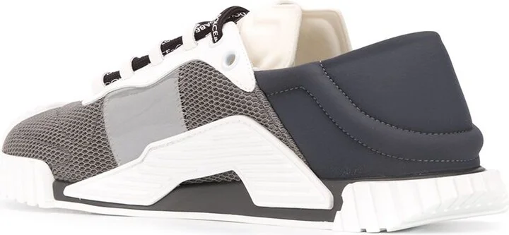 Grey NS1 Low-Top Sneakers - Image 3