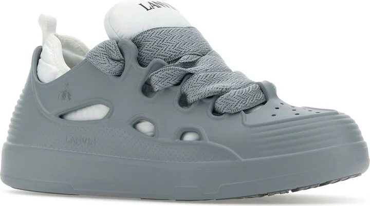 Grey Rubber Curb Sneakers - Image 2