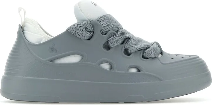 Grey Rubber Curb Sneakers