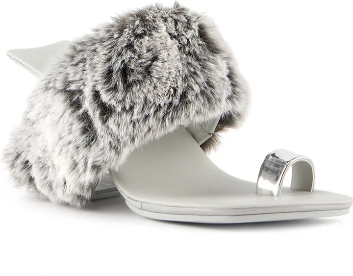 Grey / Silver Loop Toe Teddy - Silver Digital Mist - Image 3