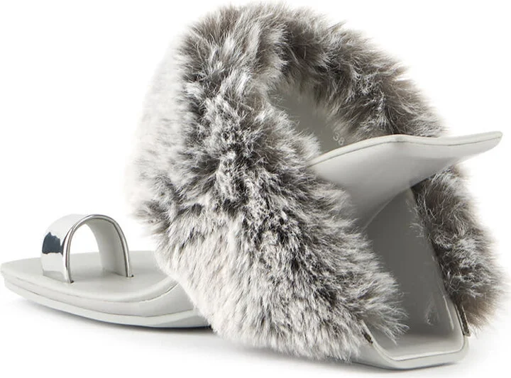 Grey / Silver Loop Toe Teddy - Silver Digital Mist - Image 6