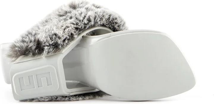 Grey / Silver Loop Toe Teddy - Silver Digital Mist - Image 7