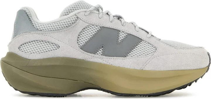 Grey suede and mesh WRPD sneakers
