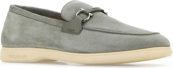 Grey Suede Cosimo Loafers - Image 2