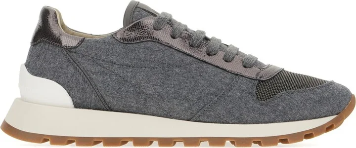 Grey Wool Sneakers