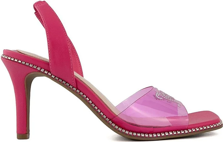 Greysi Womens Square Toe Embellished Heels