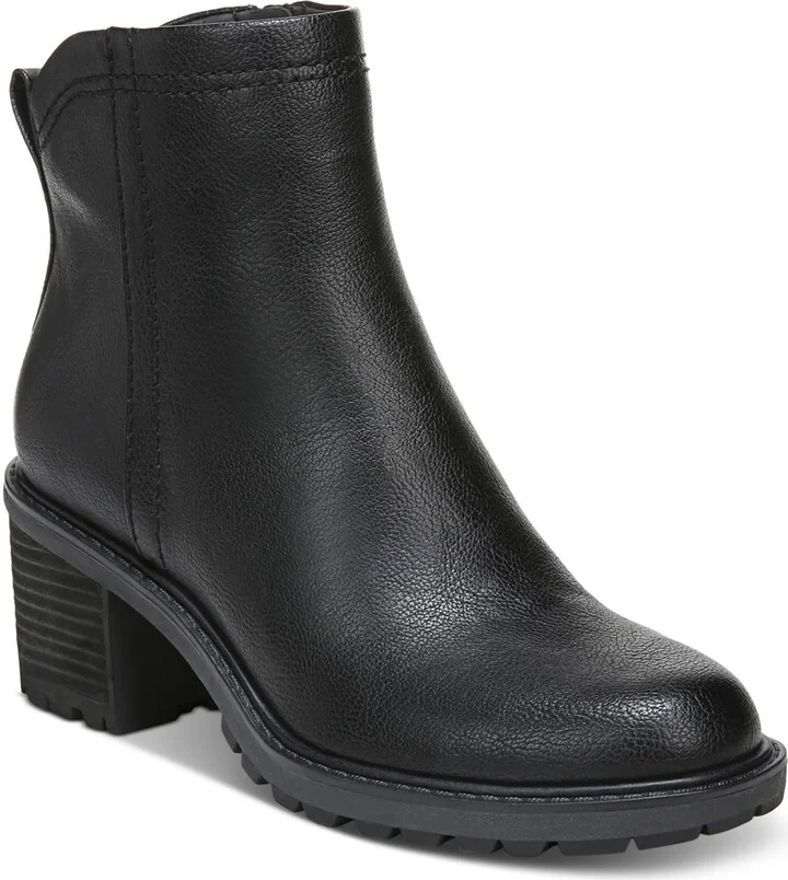 Greyson Womens Faux Leather Booties Ankle Boots