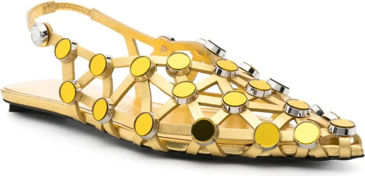 Grid ballerina shoes - Image 2