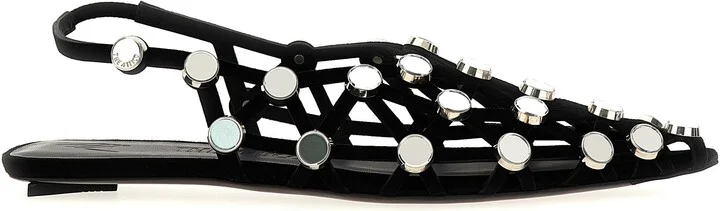 Grid Flat Shoes