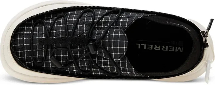 Grid-Pattern Zip Sneakers - Image 3