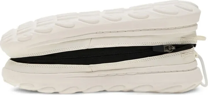 Grid-Pattern Zip Sneakers - Image 4