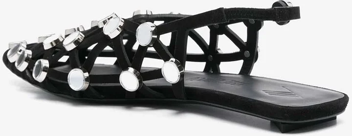 Grid Slingback Flats - Image 2