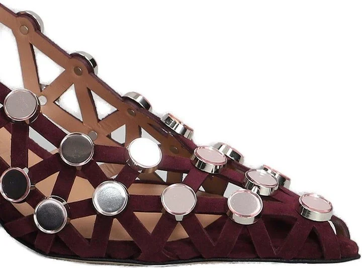 Grid Slingback Pumps - Image 3