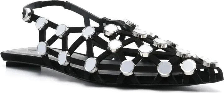 Grid slingback sandals - Image 2