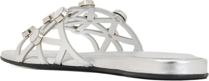 Grid studd-embellished sandals - Image 2