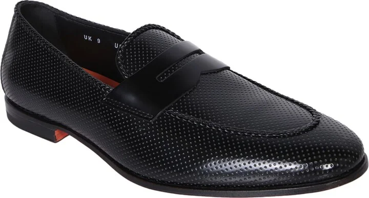 Grifone Glossy Black Loafer - Image 2