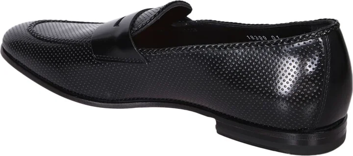 Grifone Glossy Black Loafer - Image 3