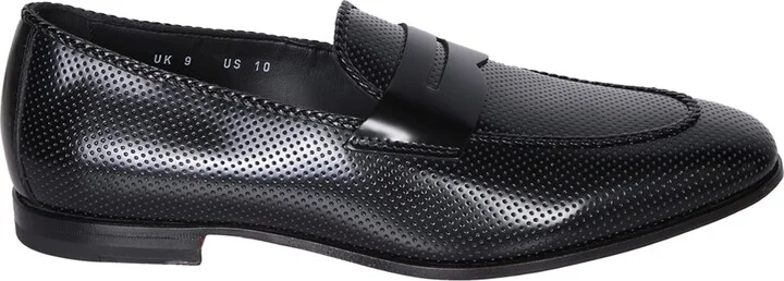 Grifone Glossy Black Loafer