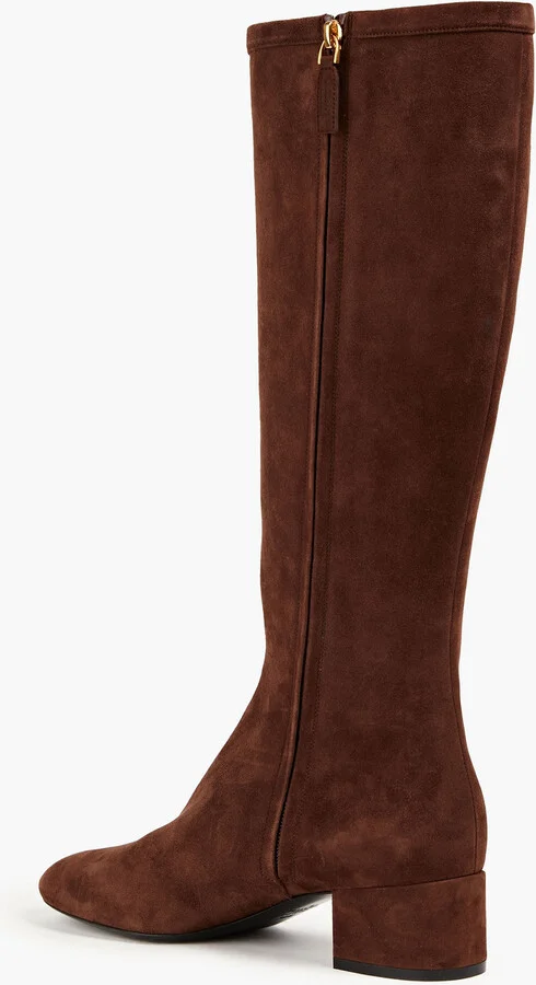 Grifoni embellished suede knee boots - Image 3