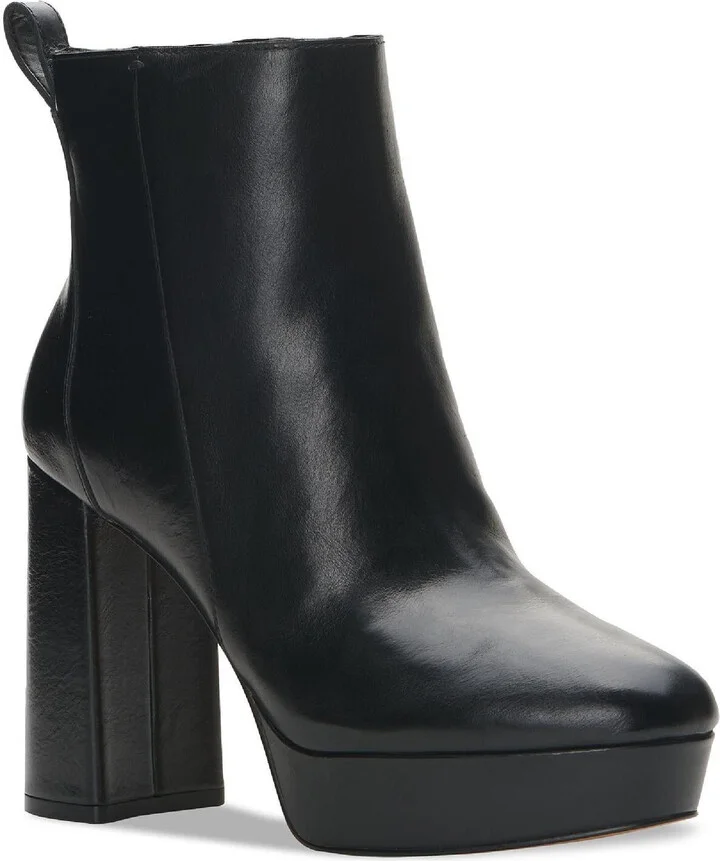 Gripaula Boots Women's US 9.5 Black Leather Ankle Bootie ZPO3447