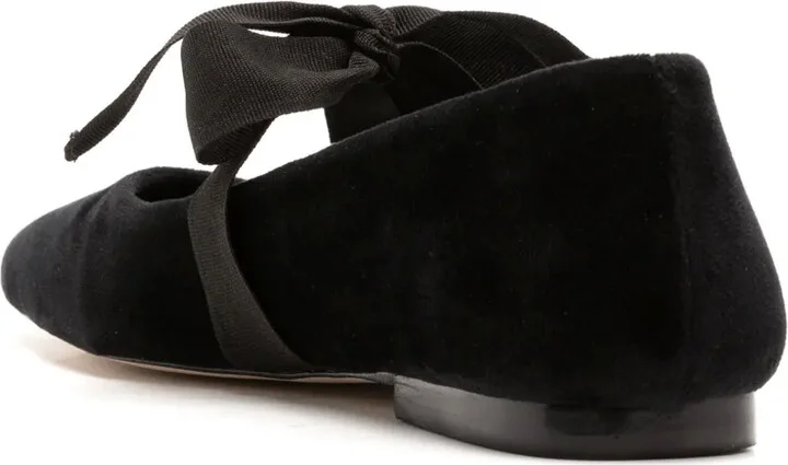 Gris velvet ballerina shoes - Image 3