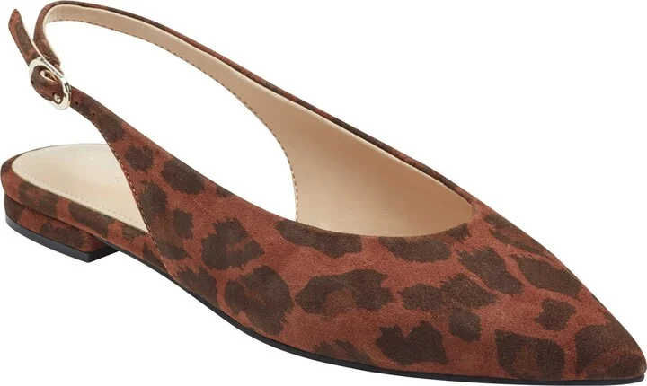 Grissy Slingback Pointed Toe Flat