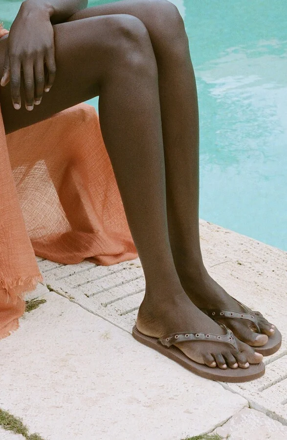 Grommet Detail Flip Flop