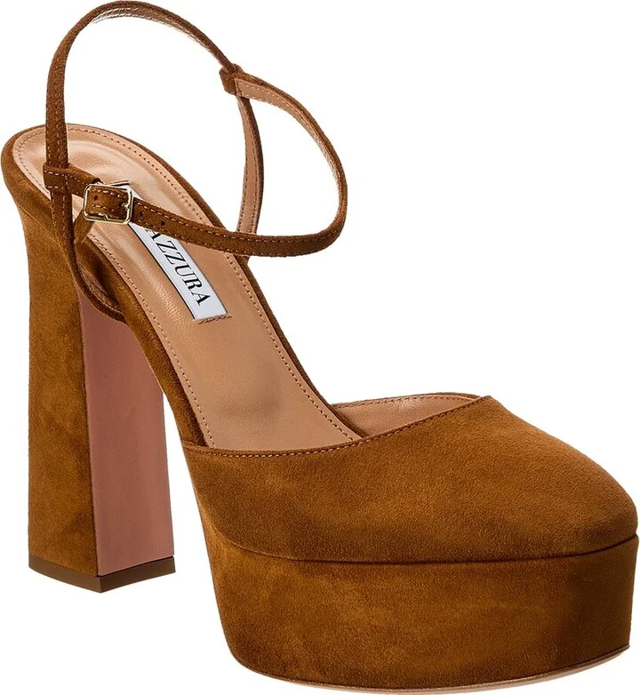 Groove Plateau 120 Suede Platform Pump