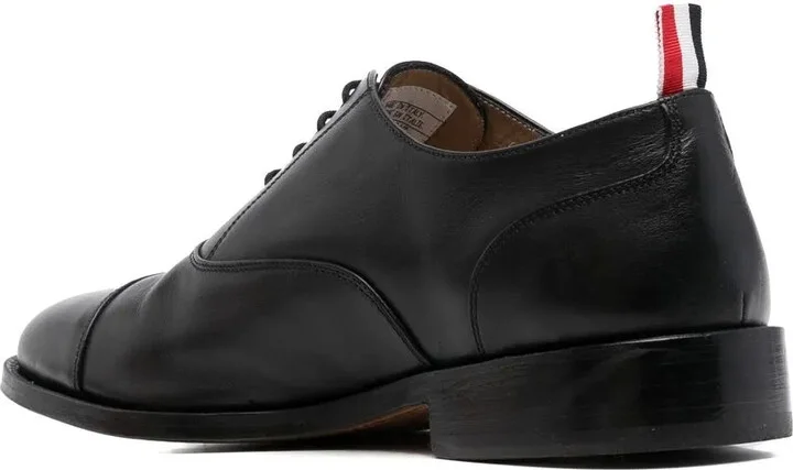 Grosgrain-Loop Trim Lace-Up Shoes - Image 3