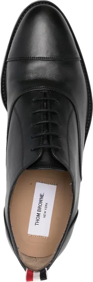 Grosgrain-Loop Trim Lace-Up Shoes - Image 4