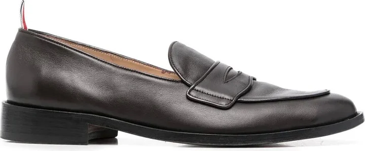 Grosgrain-Loop Trim Loafers