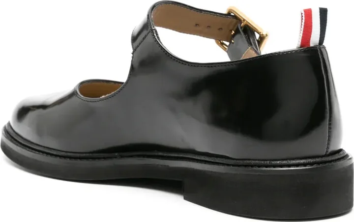 Grosgrain-Tab Leather Loafers - Image 3