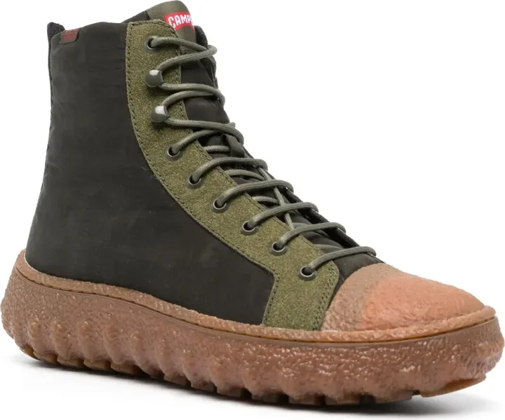 Ground high-top leather sneakers - Image 2