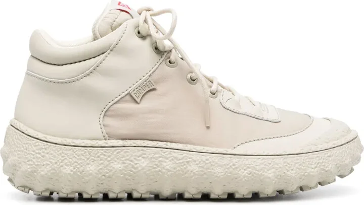 Ground panelled sneakers