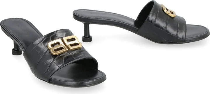 Groupie Leather Mules - Image 3