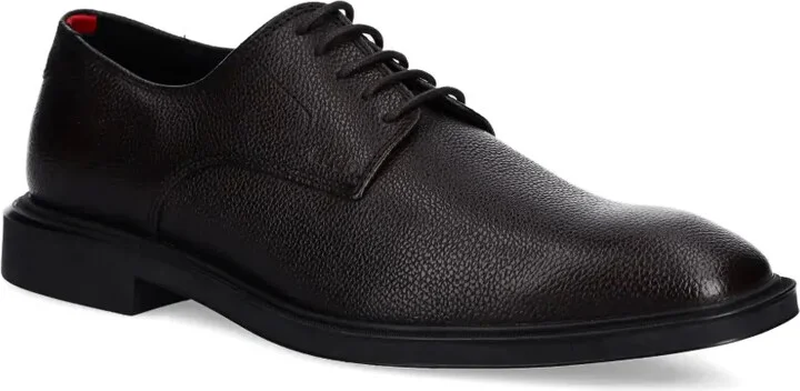 Gryff textured leather lace-up shoes - Image 2