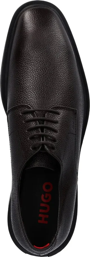 Gryff textured leather lace-up shoes - Image 4