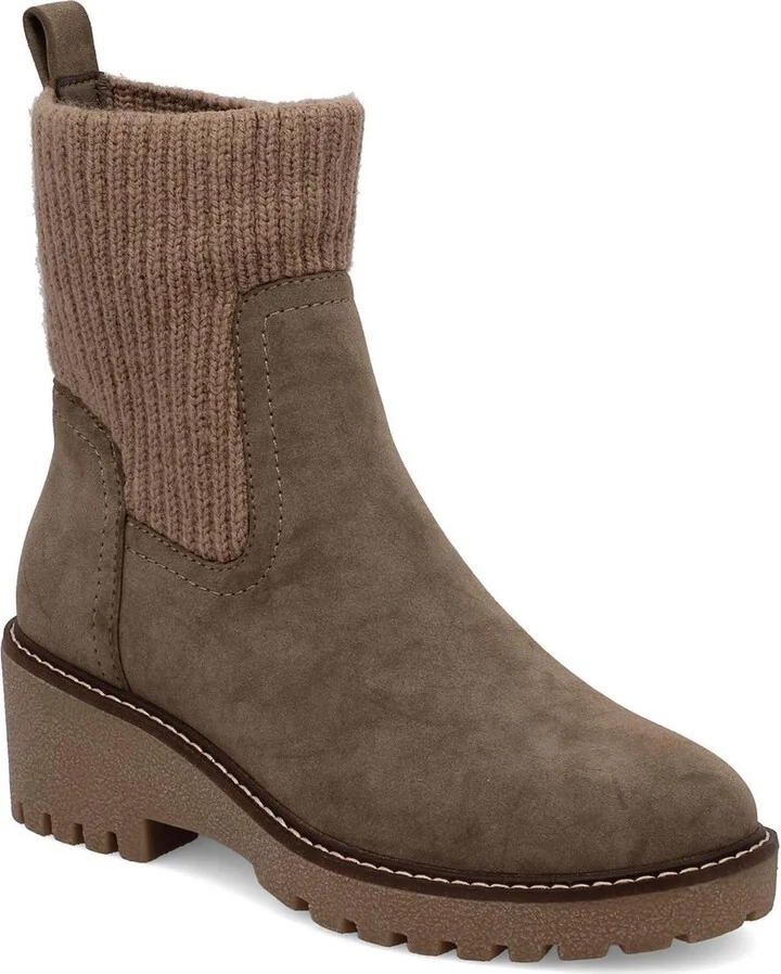 GS1492404 Womens Leather Laceless Ankle Boots