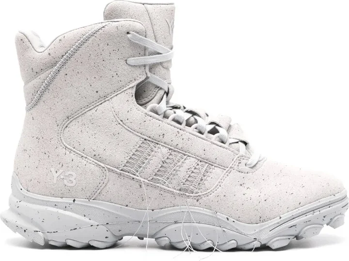 GSG9 fringed leather sneakers